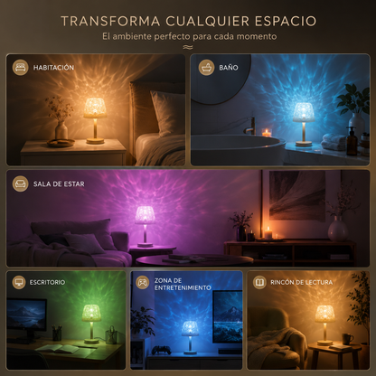 Aqualuz™ | Lámpara Efecto Olas